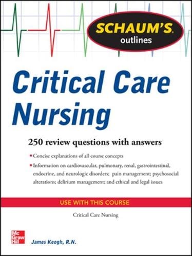 Schaum's Outline of Critical Care Nursing (Paperback)