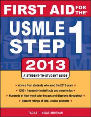 First Aid for the USMLE Step 1 2013 - First Aid USMLE (Paperback)