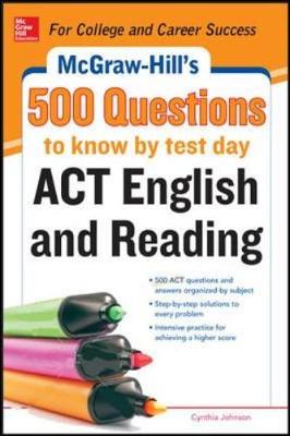 McGraw-Hill's 500 ACT English and Reading Questions to Know by Test Day (Paperback)