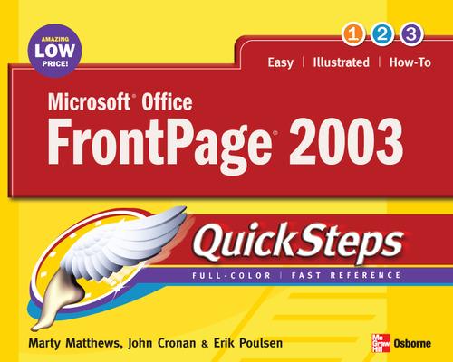 Microsoft Office FrontPage 2003 QuickSteps by Martin Matthews, John Cronan  | Waterstones