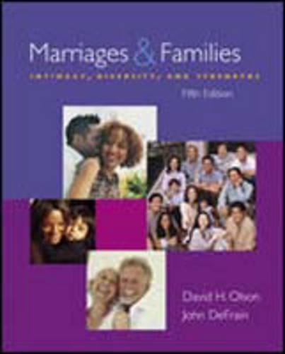 Marriages and Families: Intimacy, Diversity and Strengths (Hardback)