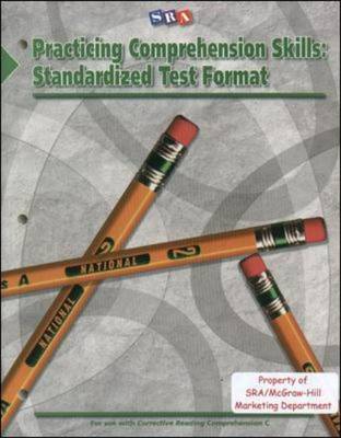Corrective Reading: Practicing Comprehension Skills Level C, Standardized Test Format Blackline Masters - Read to Achieve (Paperback)
