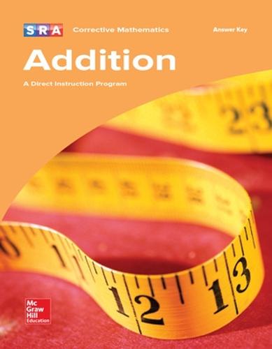 Corrective Mathematics Addition, Additional Answer Key - CORRECTIVE MATH SERIES (Book)