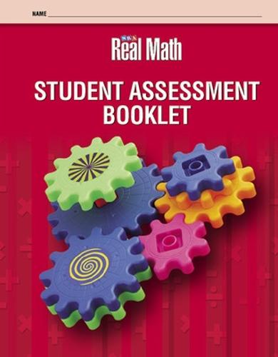 Real Math Student Assessment Booklet, Grade K - SRA REAL MATH (Board book)