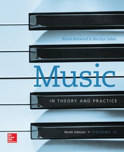 Workbook to accompany Music in Theory and Practice, Volume 2 (Paperback)