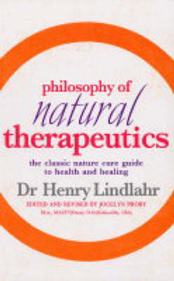 Philosophy of Natural Therapeutics (Paperback)