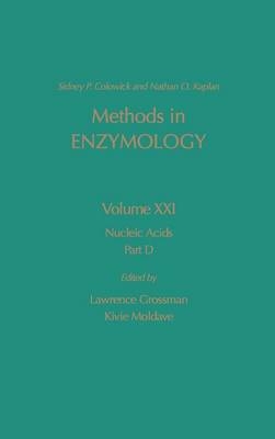 Nucleic Acids, Part D: Volume 21 - Methods in Enzymology (Hardback)