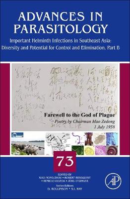Important Helminth Infections in Southeast Asia: Important Helminth Infections in Southeast Asia Diversity and Potential for Control and Elimination: Pt. B Volume 73 - Advances in Parasitology (Hardback)