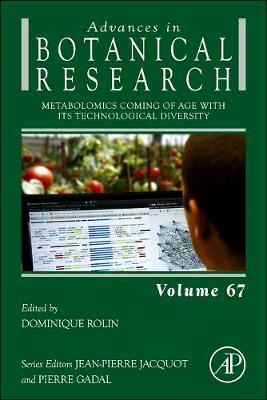 Metabolomics Coming of Age with its Technological Diversity: Volume 67 - Advances in Botanical Research (Hardback)