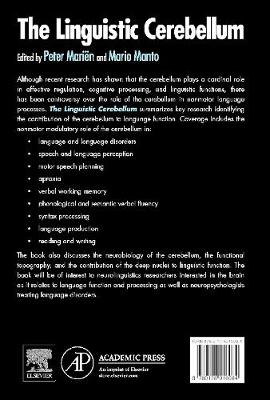 The Linguistic Cerebellum (Hardback)