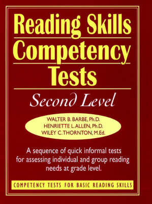 Ready-to-Use Reading Skills Competency Tests: Second Grade Readings Lev, Vol. 3 (Spiral bound)