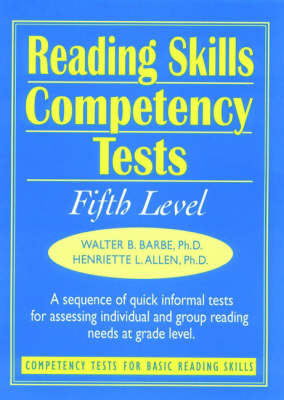 Ready-to-Use Reading Skills Competency Tests: Fifth Grade Reading Level, Vol. 6 (Spiral bound)