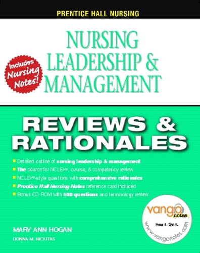 Prentice Hall Reviews and Rationales: Nursing Leadership, Management and Delegation