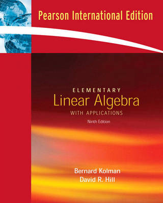 Elementary Linear Algebra with Applications (Paperback)
