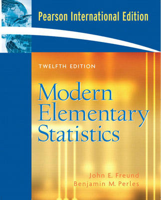 Modern Elementary Statistics