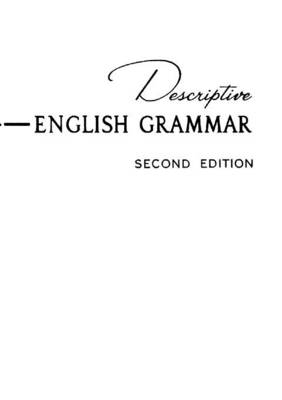 Descriptive English Grammar (Paperback)