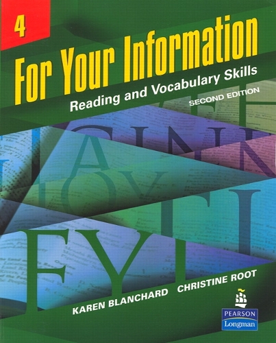 For Your Information 4: Reading and Vocabulary Skills (Paperback)