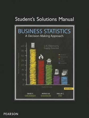 Student Solutions Manual for Business Statistics (Paperback)
