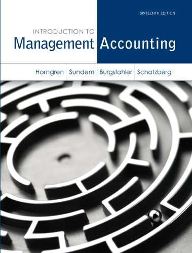 Introduction to Management Accounting (Hardback)