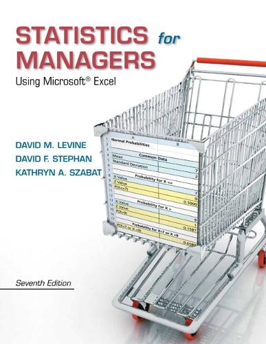 Statistics for Managers Using Microsoft Excel (Hardback)