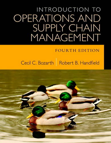Introduction to Operations and Supply Chain Management (Hardback)