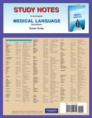 Study Notes for Medical Language (Paperback)