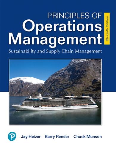 Principles of Operations Management: Sustainability and Supply Chain Management (Paperback)