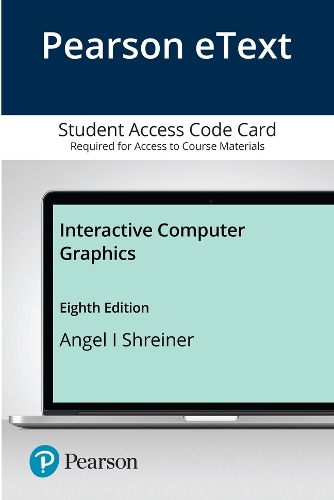 Pearson eText Interactive Computer Graphics -- Access Card (Digital product license key)