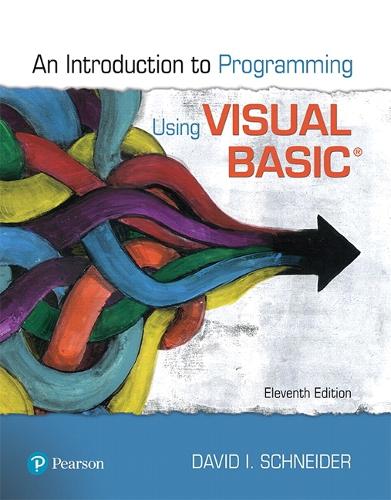 Introduction to Programming Using Visual Basic (Paperback)