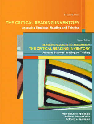 The Critical Reading Inventory: Assessing Students Reading and Thinking and Readers Passages (Paperback)