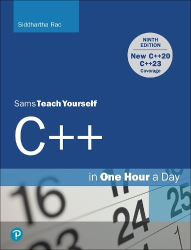Cover of C++ in One Hour a Day, Sams Teach Yourself