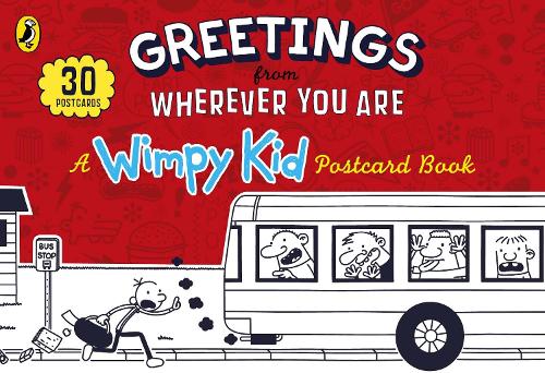 Greetings from Wherever You Are: A Wimpy Kid Postcard Book (Hardback)