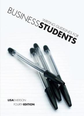 Writing Guidelines for Business Students (Paperback)