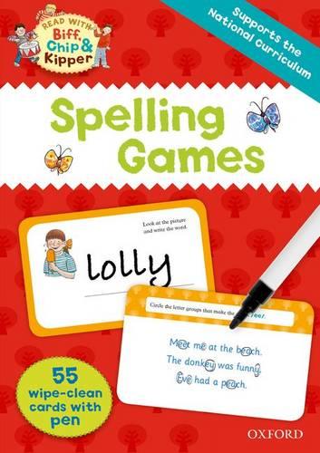Oxford Reading Tree Read with Biff, Chip and Kipper: Spelling Games Flashcards