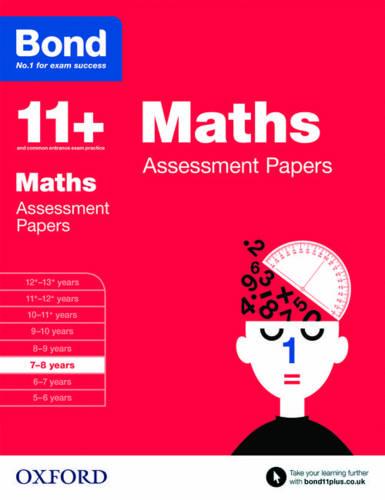 Bond 11+: Maths: Assessment Papers: 7-8 years - Bond 11+ (Paperback)