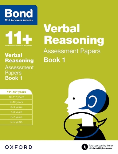 Bond 11+: Verbal Reasoning: Assessment Papers: 11+-12+ years Book 1 - Bond 11+ (Paperback)