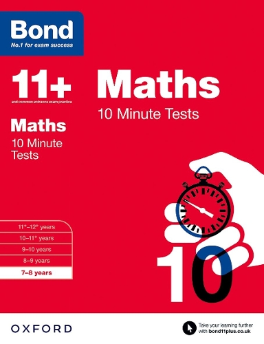 Bond 11+: Maths: 10 Minute Tests: 7-8 years - Bond 11+ (Paperback)