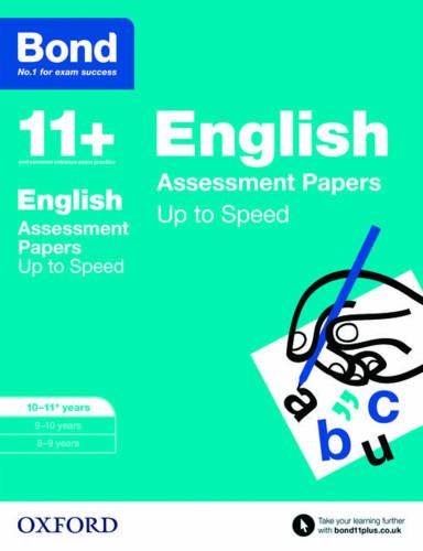 Bond 11+: English: Up to Speed Papers: 10-11+ years - Bond 11+ (Paperback)