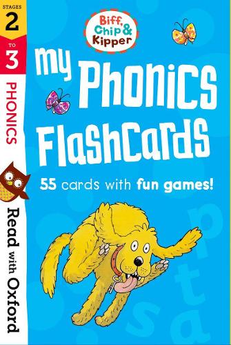 Read with Oxford: Stages 2-3: Biff, Chip and Kipper: My Phonics Flashcards - Read with Oxford