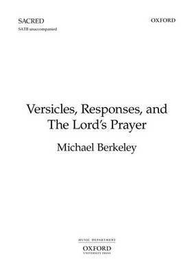 Versicles, Responses, and The Lord's Prayer: Vocal score (Sheet music)
