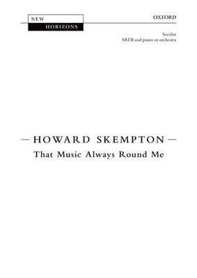 That Music Always Round Me (Sheet music)