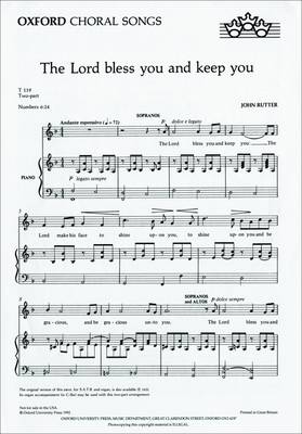 The Lord bless you and keep you (Sheet music)