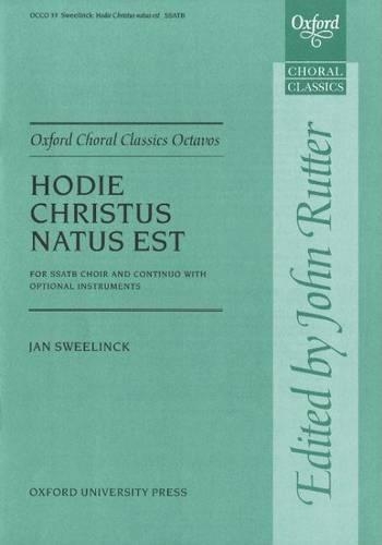 Hodie Christus natus est: Vocal score - Oxford Choral Classics Octavos (Sheet music)