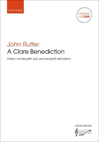 A Clare Benediction: Unison/two-part vocal score (Sheet music)