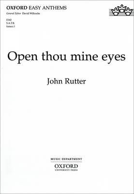 Open Thou Mine Eyes: Vocal Score (Sheet music)