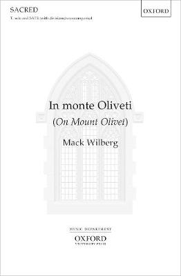 In Monte Oliveti: Vocal Score (Sheet music)