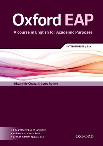 Oxford EAP: Intermediate/B1+: Student's Book and DVD-ROM Pack - Oxford EAP