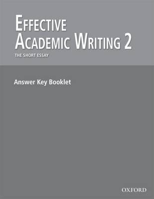 effective academic writing 2 key answer