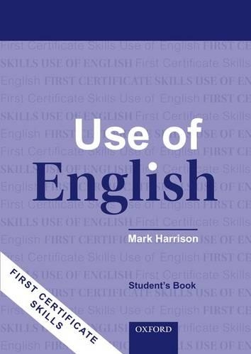 First Certificate Skills: Use of English: Student's Book: Student's Book: Student's Book : Updated for the Revised FCE Exam (Paperback)