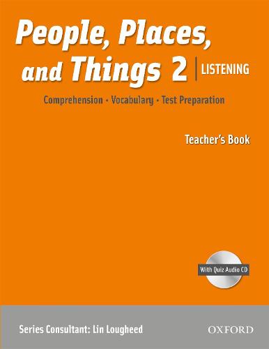 People, Places, and Things Listening: Teacher's Book 2 with Audio CD - People, Places, and Things Listening